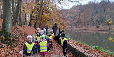 Powiększ grafikę: nad zbiornikiem wodnym w parku