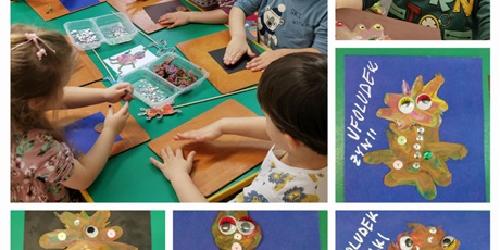 Powiększ grafikę: dzieci lepią z plasteliny ufoludki