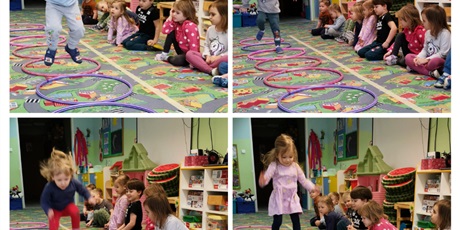 Powiększ grafikę: Zabawy ruchowe z hula-hop