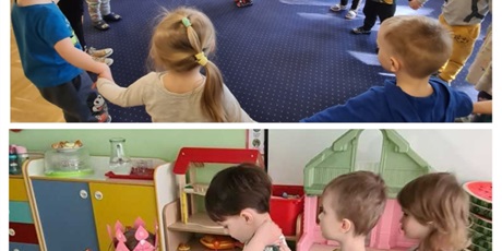 Powiększ grafikę: dzieci świętują 4 Urodziny  Matyldy